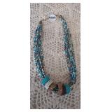NECKLACE WITH INDIAN BEADS
