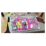 BOX FULL OF DESIGNER NAIL BEAUTY SUPPLIES