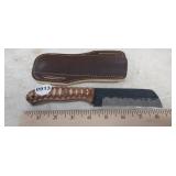 MHS CUTLERY HAND HONED KNIFE WITH SHEATH