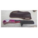 MHS CUTLERY HAND HONED KNIFE WITH SHEATH