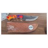 MHS CULTERY HAND HONED KNIFE WITH SHEATH