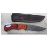 MHS CULTERY HAND HONED KNIFE WITH SHEATH