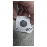 1862 INDIAN HEAD PENNY