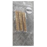 (3) VIALS OF GOLD FLAKE