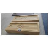 (2) WOLFGANG PUCK KNIFE BOXES