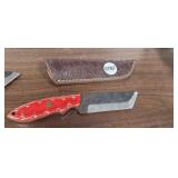 MHS CULTERY HAND HONED KNIFE WITH SHEATH