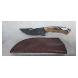 MHS CULTERY HAND HONED KNIFE WITH SHEATH