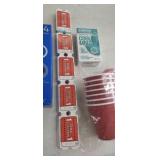 LOT OF STUFF TICKETS, DOUBLE NASAL INHALER, ETC