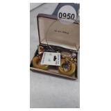 SMALL BOX OF COSTUME JEWELRY