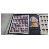 MARILYN MONROE AND AUDREY HEPBURN STAMP COLLECTIOS