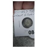 3 CENT TRIME (DATE NOT READABLE) 1851-1853 TYPE 1