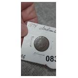 1874 INDIAN HEAD PENNY