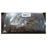 BAG OF (50) WHEAT PENNIES
