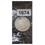 1922 SILVER PEACE DOLLAR