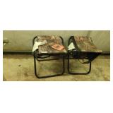 2 FOLDING CAMP SEATS