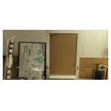 WHITEBOARD AND CORKBOARD