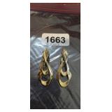 PAIR OF TRIFARI EARRINGS