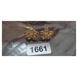 PAIR OF VINTAGE CORA  EARRINGS