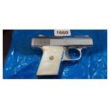 RAVEN ARMS MODEL MP-25 , .25 AUTO (MISSING 1 GRIP)