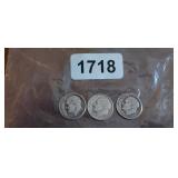 (3) SILVER DIMES