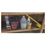 LOT OF CHEMICALS, CLEARCOAT, BONDO, TRANSMISSION U