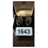 ANTIQUE CLIP ON EARRINGS