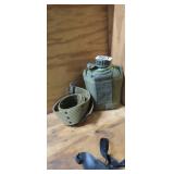 MILITARY CANTEEN AND BELT