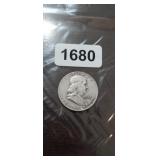 1953-D BEN FRANKLIN SILVER HALF DOLLAR