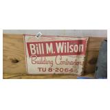 VINTAGE METAL SIGN