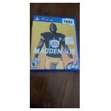 PS4 GAME MADDEN 79, WITH CASE