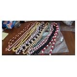 (10)  BEADED NECKLACES