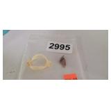SNAKE JAW AND ANIMAL TOOTH