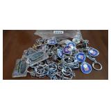 BAG FULL OF NFL KEYCHAINS