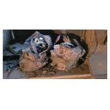 2 BAGS OF PULLEYS