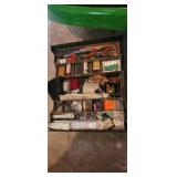 TOOLBOX OF GUN CLEANING PARTS