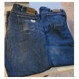 (2) WRANGLER JEANS SIZE 40X32
