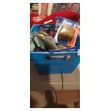 BASKET FULL OF NEW CARPET CASTER CUPS