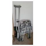 3 WALKERS AND CRUTCHES
