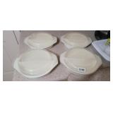 (4) DIVIDED CONTAINERS WITH LIDS