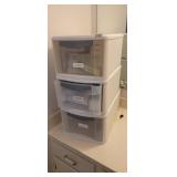 3 INDIVIDUAL ORGANIZERS FULL OF BULBS