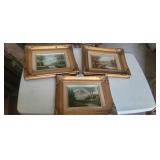 (3) LANDSCAPE WALL ART