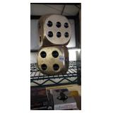 PAIR OF 4" DICE
