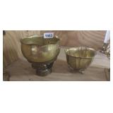 (2) DECORATIVE BOWLS