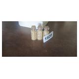 (3) SMALL VIALS OF GOLD FLAKE