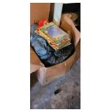 BOX OF VINTAGE BOOKS AND BABY DOLLS