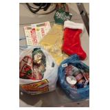CHRISTMAS SKIRT, STOCKING, GIFT WRAP, PLUS