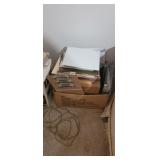 BOX OF STATIONARY/ BINDERS
