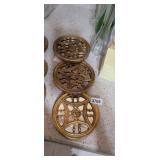 (3) VINTAGE HOME DECOR MIRRORS