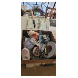 BOX FULL OF TOOLS, HARDWARE, KNICK-KNACKS, MOST NE