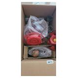 BOX FULL OF HUMMINGBIRD FEEDERS